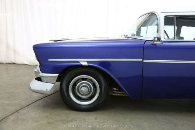 1956 White Chevrolet Bel Air/150/210