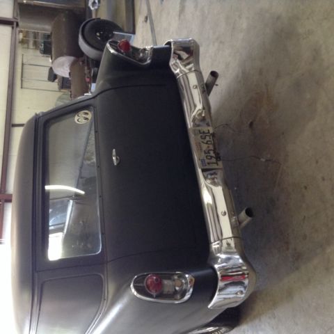 1956 Black Chevrolet Bel Air/150/210 Sedan