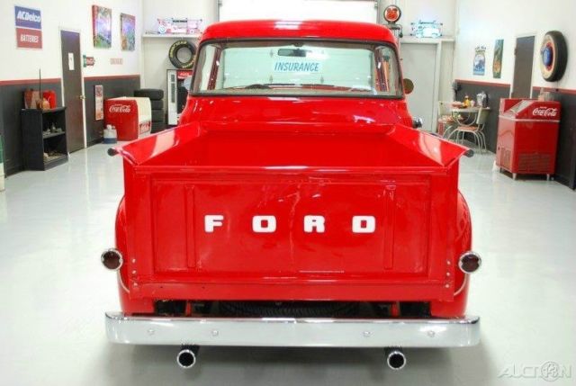 1956 Red Ford F-100
