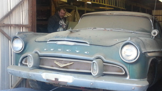 1956 Green DeSoto Sedan