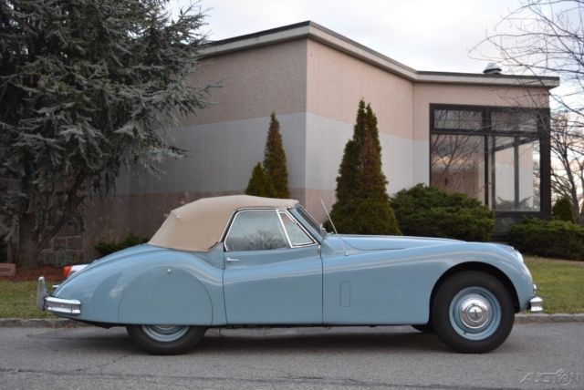 1956 Blue Jaguar XK
