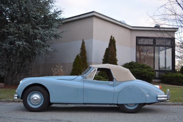1956 Blue Jaguar XK