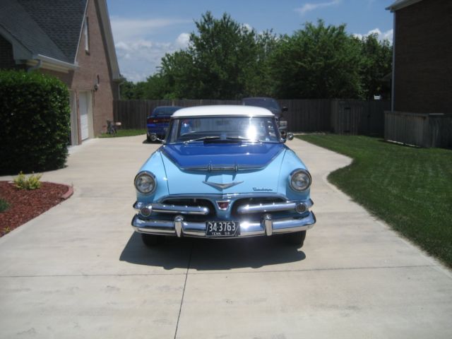 1956 Blue and White Dodge Coronet Hardtop