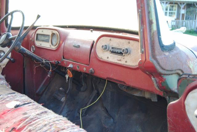 1956 Green/ Red Dodge Other Pickups Standard Cab Pickup