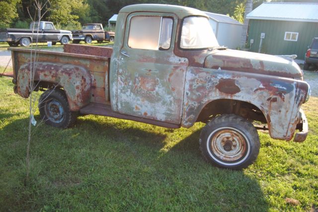 1956 Green/ Red Dodge Other Pickups Standard Cab Pickup