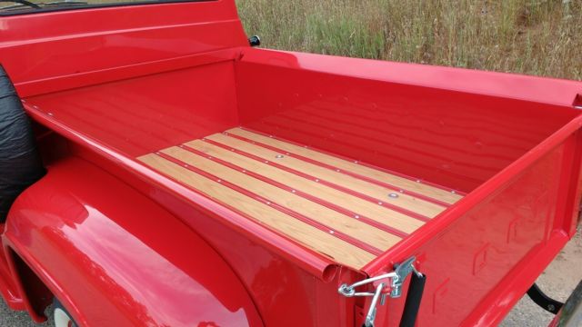 1956 Red Ford F-100 Standard Cab Pickup