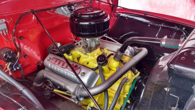 1956 Red Ford F-100 Standard Cab Pickup