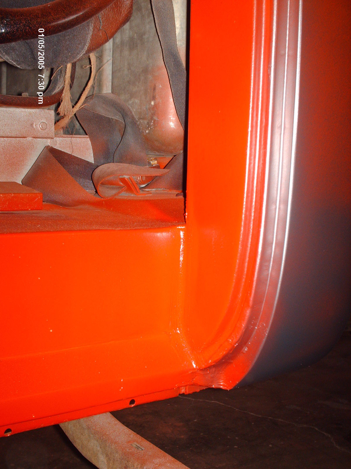 1956 Red Ford F-100 short bed step side