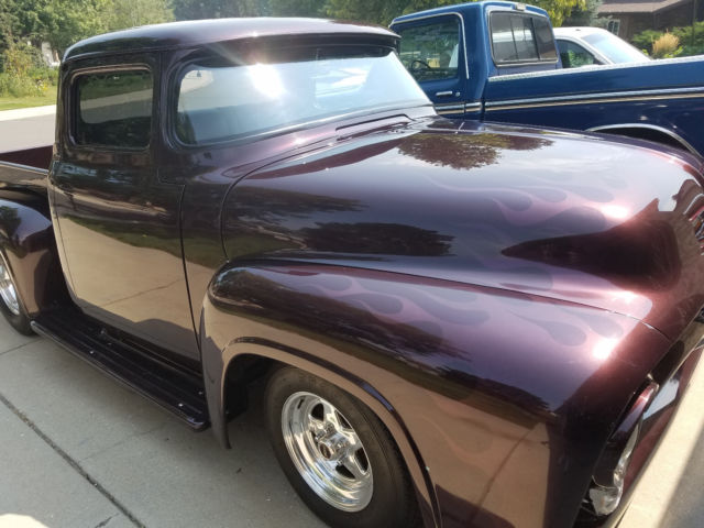 1956 black cherry Ford F-100 Pickup