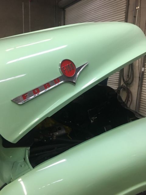 1956 Mint Green & White Ford F-100 Standard Cab Pickup