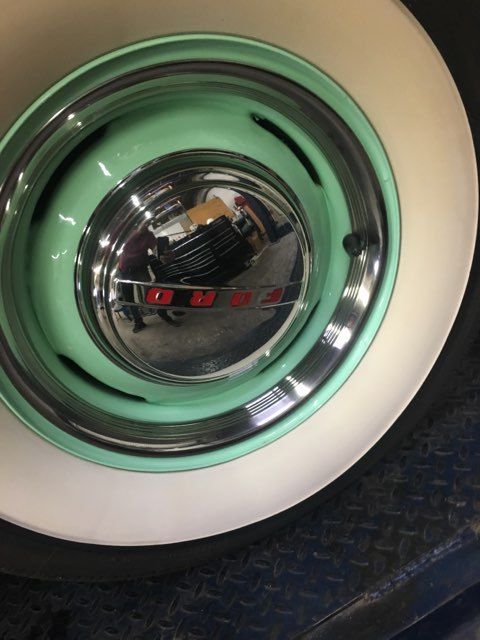 1956 Mint Green & White Ford F-100 Standard Cab Pickup