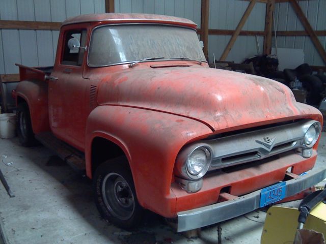 1956 tangerine dream Ford F-100 Standard Cab Pickup
