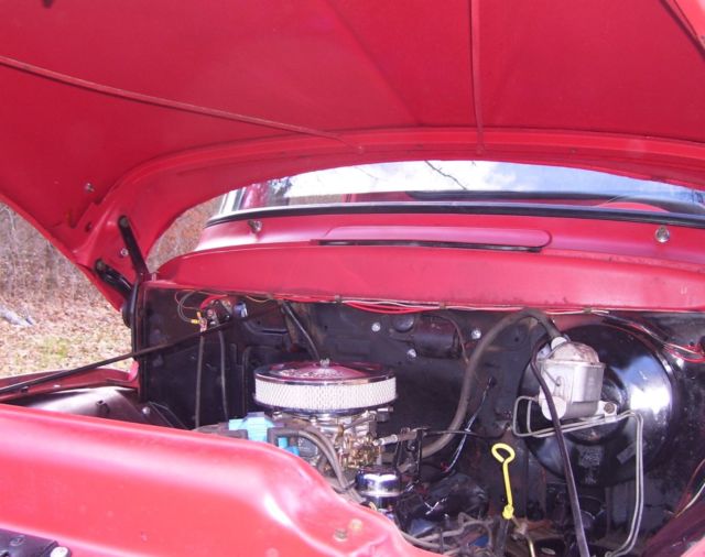 1956 Red Ford F-100 Standard Cab Pickup
