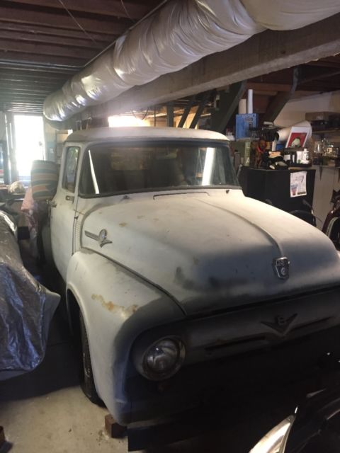 1956 Primer originally red Ford F-100 Pickup