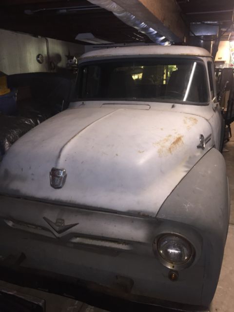 1956 Primer originally red Ford F-100 Pickup