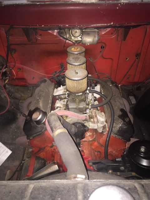 1956 Primer originally red Ford F-100 Pickup