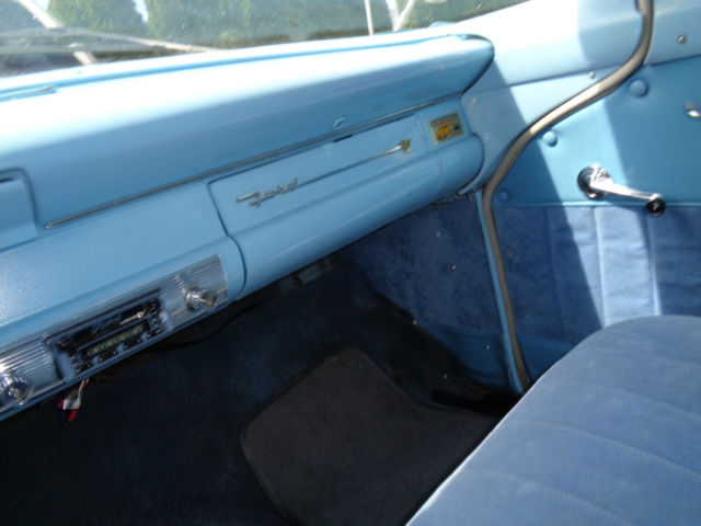 1956 Blue/WHITE Ford Other Sedan
