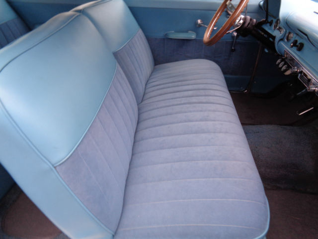 1956 Blue/WHITE Ford Other Sedan