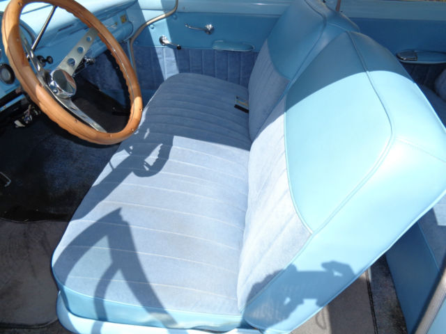 1956 Blue/WHITE Ford Other Sedan