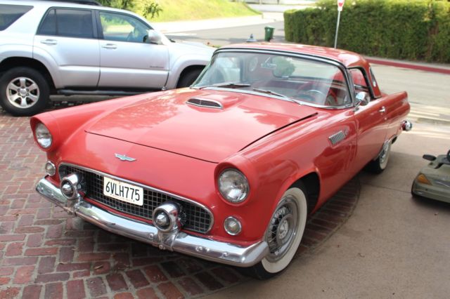 1956 fiesta red Ford Thunderbird
