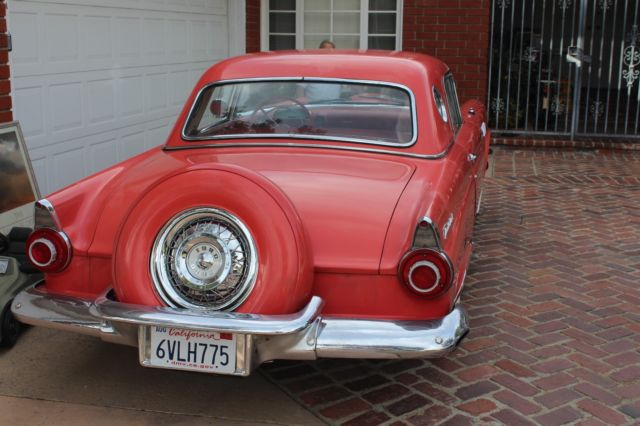 1956 fiesta red Ford Thunderbird