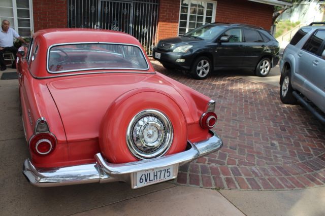 1956 fiesta red Ford Thunderbird