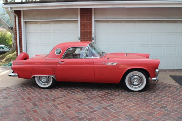1956 fiesta red Ford Thunderbird