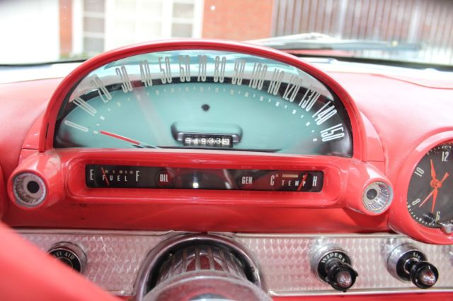 1956 fiesta red Ford Thunderbird