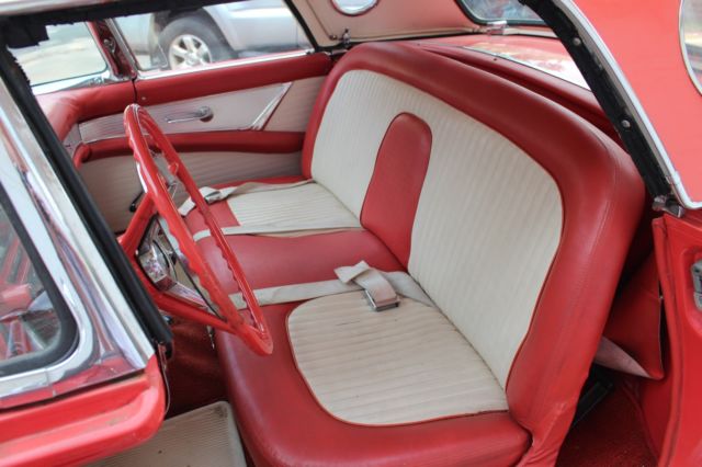 1956 fiesta red Ford Thunderbird