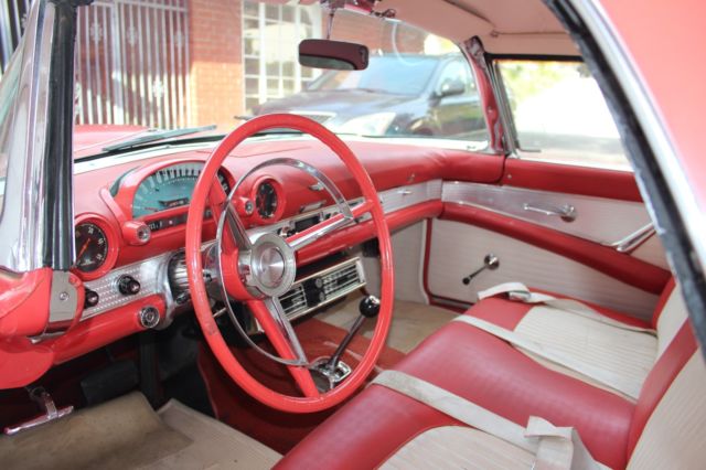 1956 fiesta red Ford Thunderbird