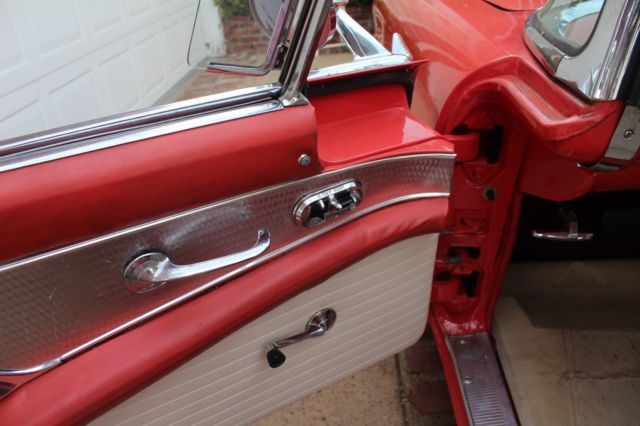 1956 fiesta red Ford Thunderbird