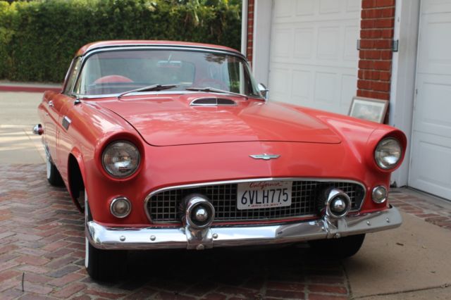 1956 fiesta red Ford Thunderbird