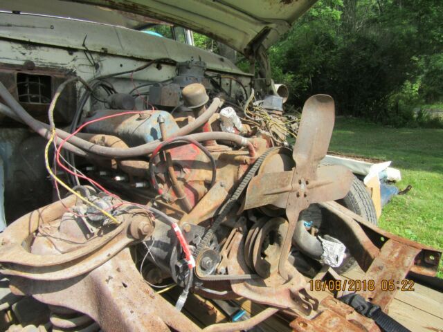 1956 Green wt Ford Fairlane 2dr ht