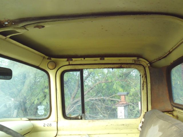 1956 Yellow Ford Other Pickups Standard Cab Pickup