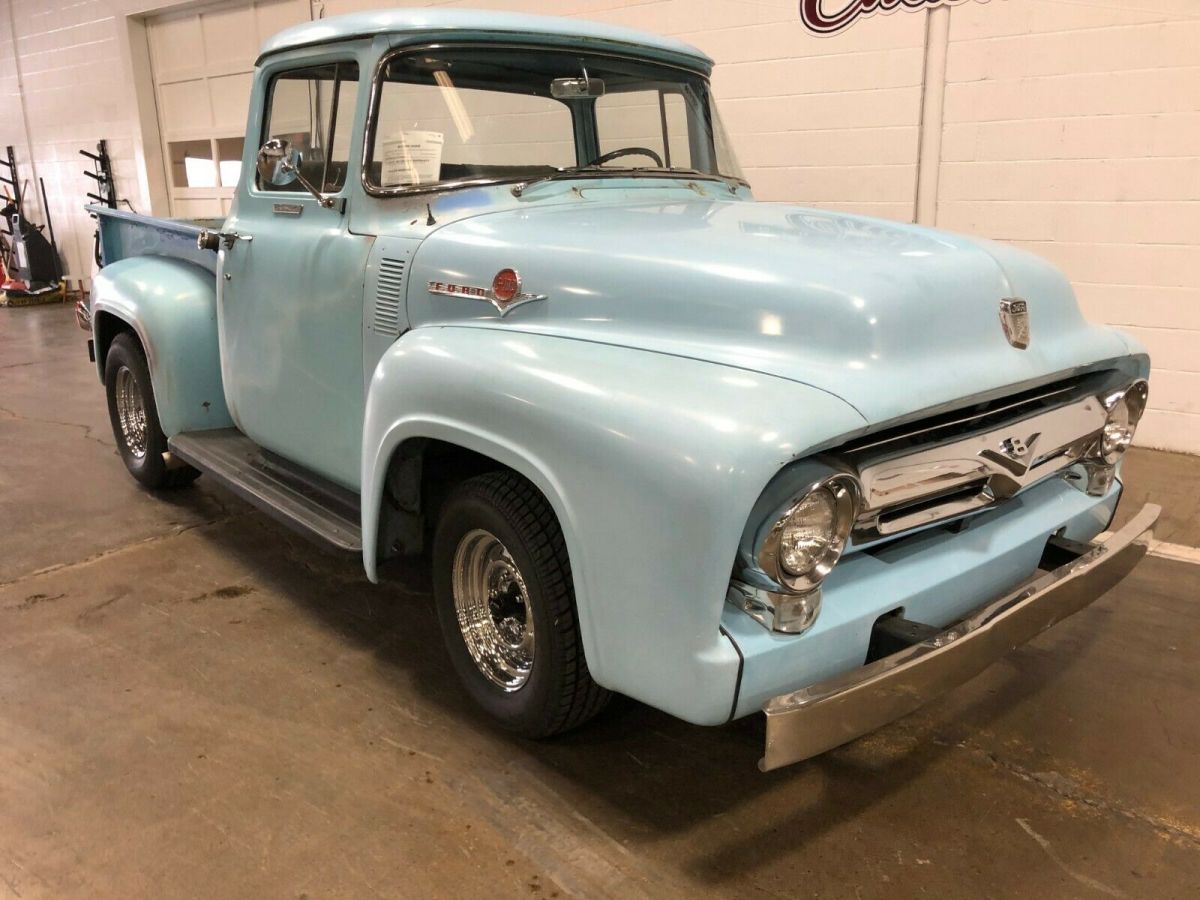 1956 Blue Ford F-100 StepSide