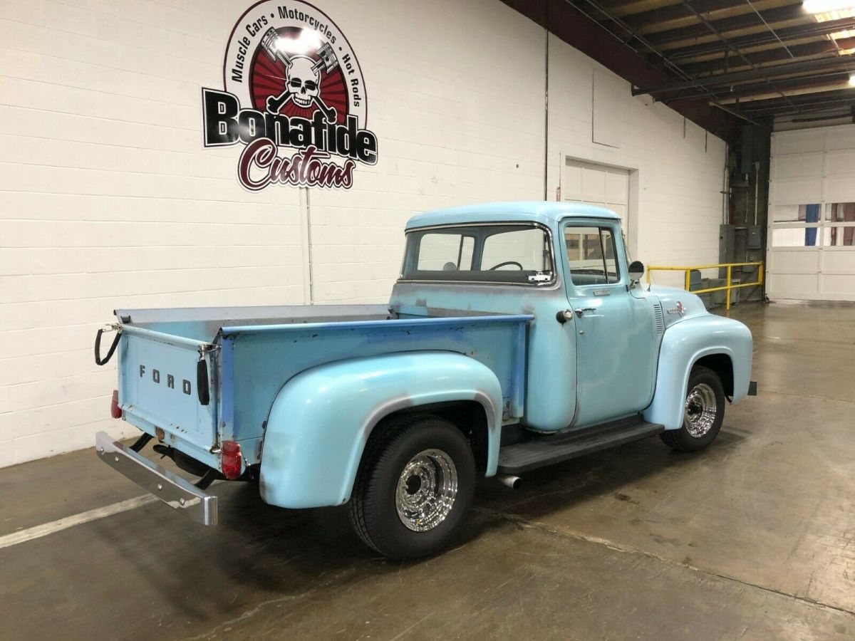 1956 Blue Ford F-100 StepSide