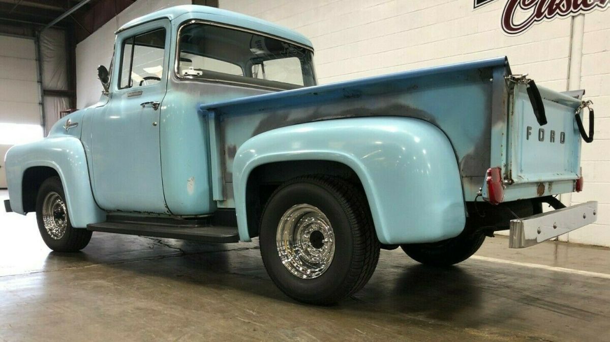 1956 Blue Ford F-100 StepSide