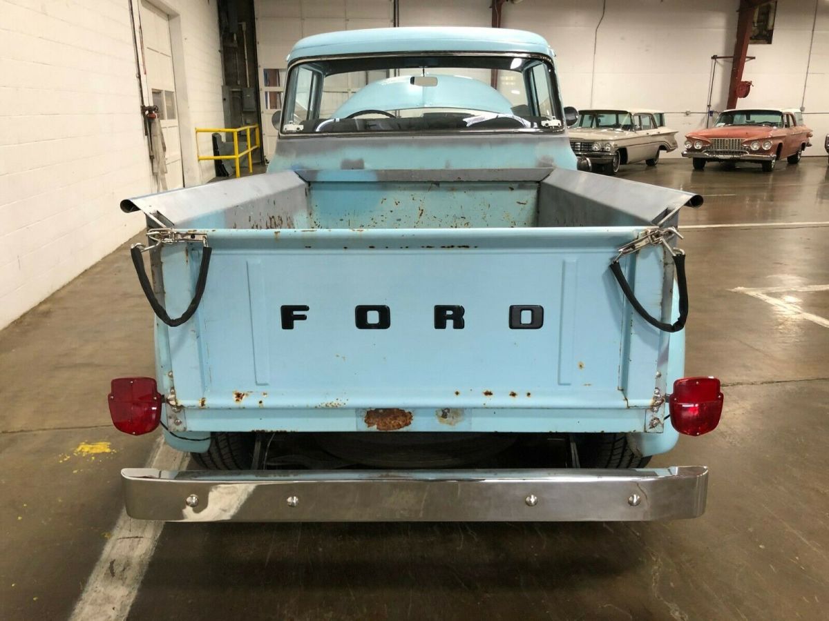 1956 Blue Ford F-100 StepSide