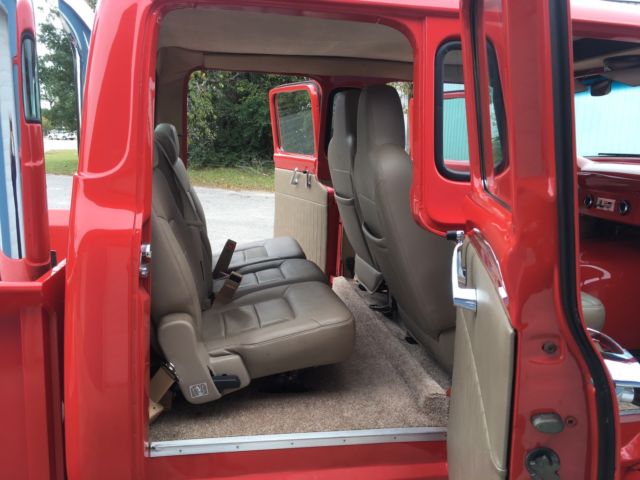 1956 Orange Ford Other Pickups Crew Cab Pickup