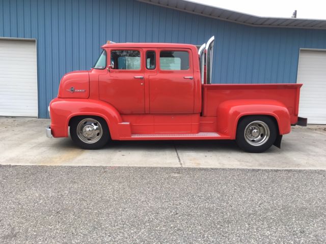 1956 Orange Ford Other Pickups Crew Cab Pickup