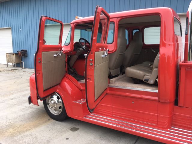 1956 Orange Ford Other Pickups Crew Cab Pickup