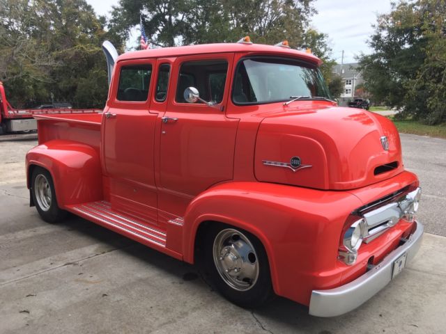 1956 Orange Ford Other Pickups Crew Cab Pickup