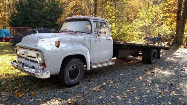 1956 Gray Ford F-100 Standard Cab Pickup
