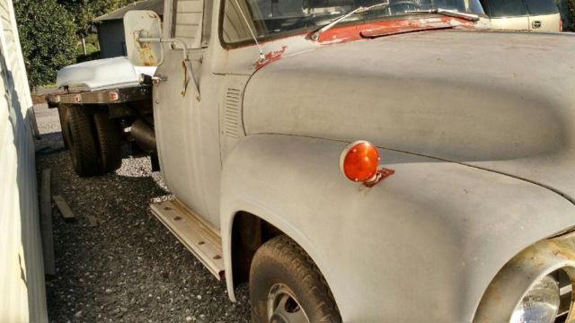 1956 Gray Ford F-100 Standard Cab Pickup