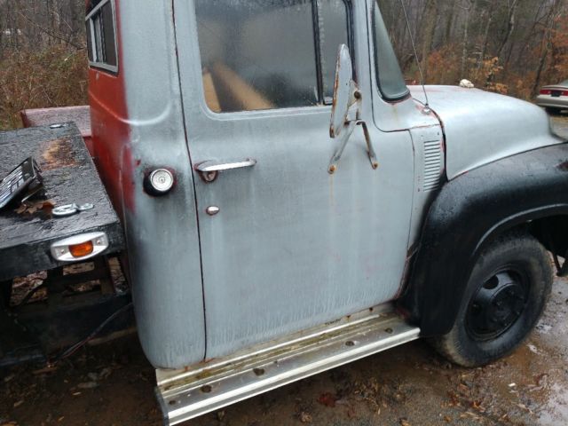 1956 Gray Ford F-100 Standard Cab Pickup