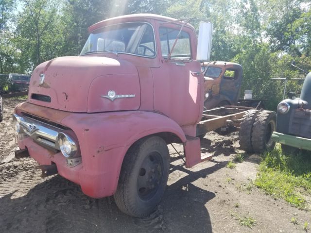 1956 Red Ford Other Pickups Cab & Chassis