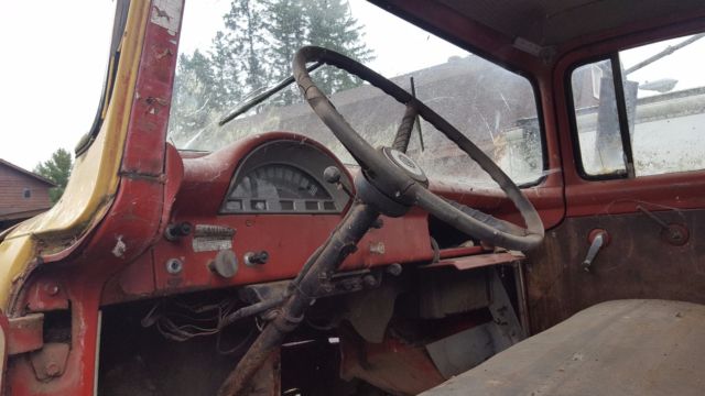 1956 Yellow Ford Other Pickups Cab & Chassis