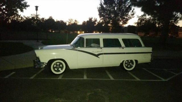 1956 White Ford Country Sedan Sedan