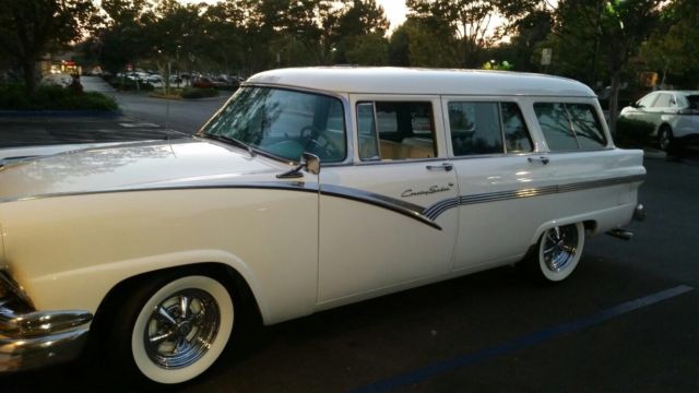 1956 White Ford Country Sedan Sedan