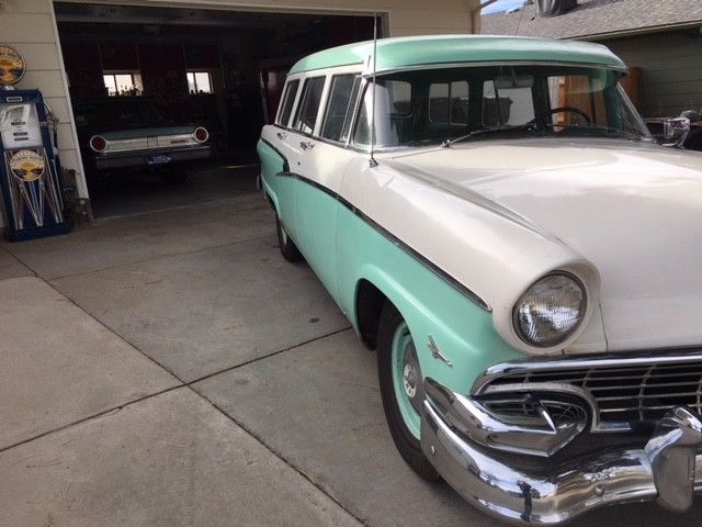 1956 Sea Foam/White Ford Country Sedan Wagon